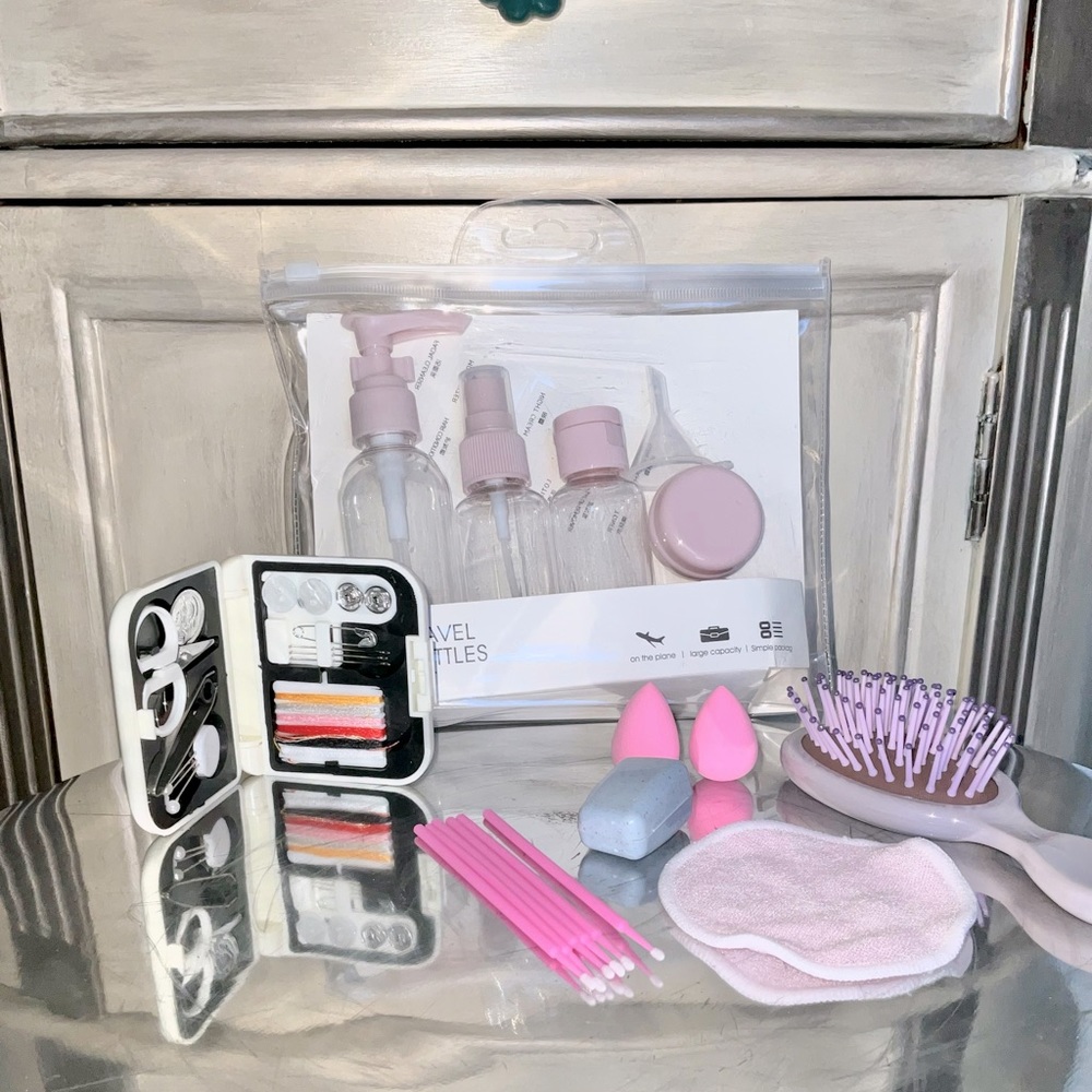 Travel pack #2 in Macaroon Colors ! all in one package, 18 pieces Light weight !